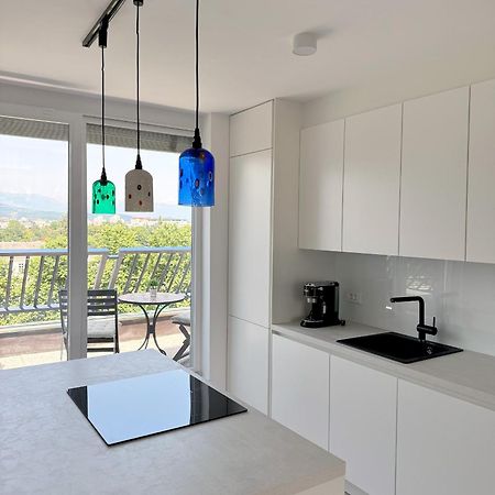 Luxe Penthouse With A Castle View Lublaň Exteriér fotografie