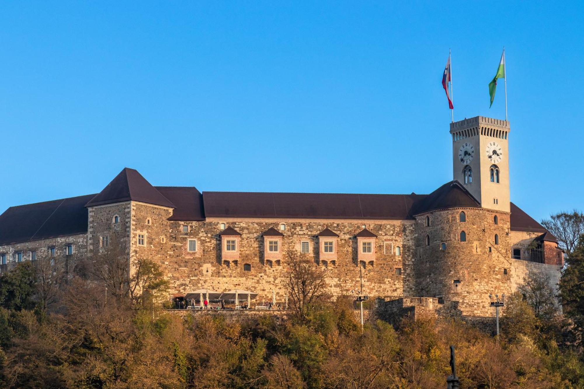 Luxe Penthouse With A Castle View Lublaň Exteriér fotografie
