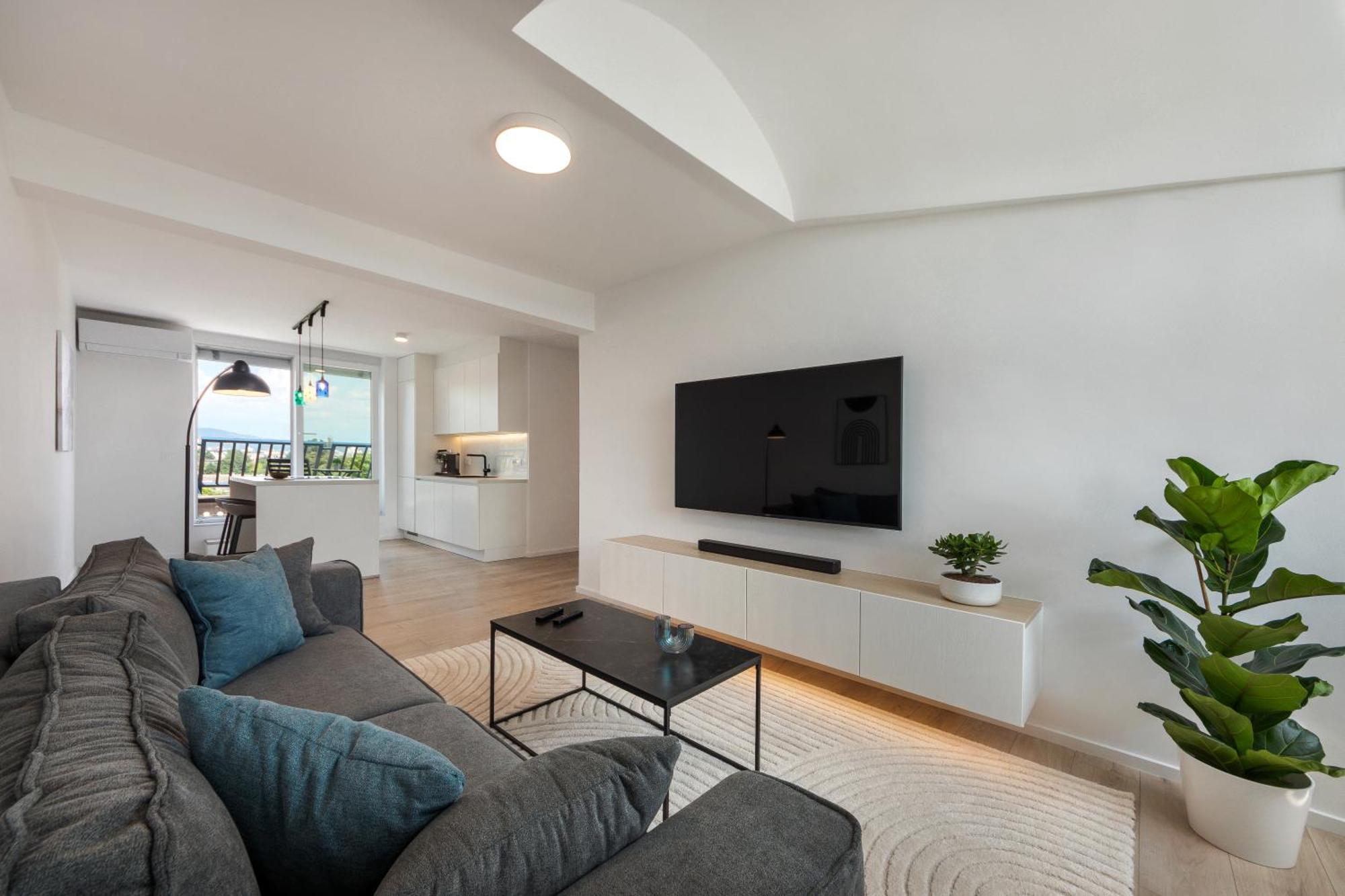 Luxe Penthouse With A Castle View Lublaň Exteriér fotografie