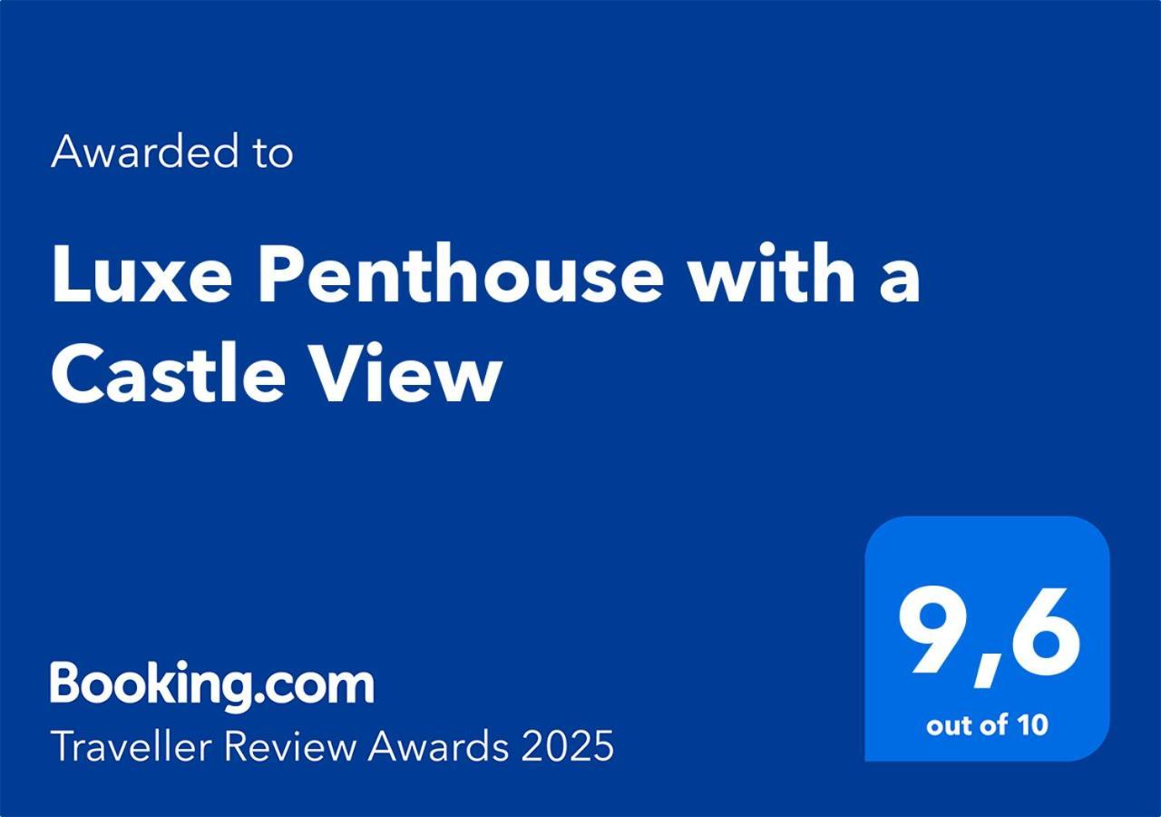 Luxe Penthouse With A Castle View Lublaň Exteriér fotografie